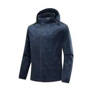 เสื้อแจ็คเก็ตผู้ชาย OEM 2026 สำหรับกิจกรรมกลางแจ้ง ฤดูใบไม้ผลิ เสื้อแจ็คเก็ตสปอร์ตมีฮู้ด แฟชั่นทรงบอมเบอร์ ซิปแบบรูด - Product Image 6