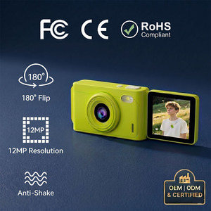 12MP Fotoğraf Mini Kamera DV Mikro Video Anahtarlık Kamera Gövdesi 180 Derece Döner Ekranlı Kamera - Product Image 1