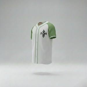 Camiseta de Béisbol de Alta Calidad, Transpirable, Cuello en V, 100% Poliéster, Manga Corta, Estampado Técnico por RIVIAN ATLANTIC - Product Image 6