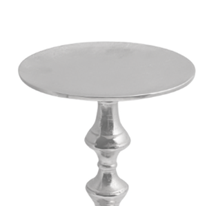 Decorative Candle Stand for Home Decor Silver Finished Casted Aluminium Candle Pillar Holder Handmade Customized - Product Image 4