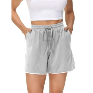 Shorts de course taille haute respirants pour femmes - Vêtements de sport en coton coloré écologiques à séchage rapide, coupe ajustée, imperméables - Product Image 1