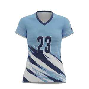 Camiseta de Voleibol Unisex Moderna al por Mayor, Color Personalizado, Logotipo con Impresión Digital, Alta Calidad, 100% Poliéster - Product Image 4