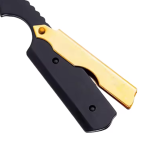 Navaja de Afeitar Profesional de Acero Inoxidable con Mango de Madera, Afeitadora Manual para Barba, Personalizable para Hombres - Product Image 3