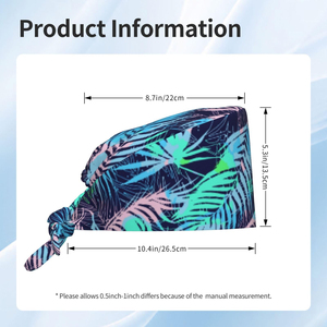 Gorro Quirúrgico Unisex con Estampado de Esqueleto - Gorro Médico Ajustable con Lazos Traseros - Precio de Fábrica al por Mayor, Gorro Quirúrgico Profesional - Product Image 5