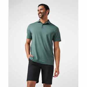 Camiseta polo personalizada de manga corta, talla grande, lisa, para hombre, para el trabajo, con botones. - Product Image 6