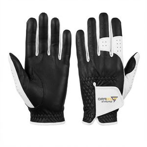 Guantes de Golf de Piel Cabretta Premium para Hombre, Mano Izquierda, Ligeros, Dedos Completos, Correa de Muñeca Ajustable con Cierre de Gancho y Bucle - Product Image 1