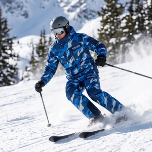 Traje de Esquí de Invierno de Primera Calidad, Personalizado, Impermeable, Cortavientos, Térmico, Conjunto para Esquí y Snowboard, Ropa para la Nieve - Product Image 4