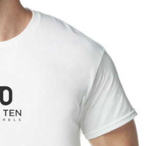 Camiseta Blanca de Algodón Ligero para Hombre, Camiseta Casual de Manga Corta, Suave y Transpirable, Cuello Redondo Básico y Cómodo para Uso Diario - Product Image 3