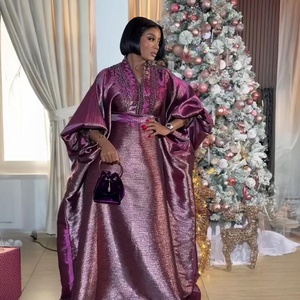 <span class=keywords><strong>Boubou</strong></span> Femme Grande Vente d'Inauguration Robe Africaine <span class=keywords><strong>à</strong></span> Manches Longues Grande Taille pour Femme Mode Élégante pour Adultes Robe Femme Africaine - Product Image 2