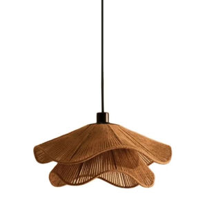 Abat-jour de lampe suspendue en métal noir moderne découpé au laser, motif géométrique, luminaire suspendu pour la décoration intérieure de la maison - Product Image 4