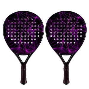 Raquetas de Pádel Personalizadas con Impresión Personalizada, Juego de Raquetas de Fibra de Carbono OEM con Características de Color y Peso Personalizables - Product Image 5