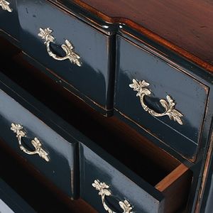 ตู้ไม้มะฮอกกานี9ตู้สไตล์วินเทจโมเดล7235สำหรับตกแต่งบ้านที่เก็บของในห้องนอน - Product Image 6