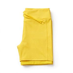 Shorts Bermuda Homme Taille Haute Couleur Unie Personnalisable avec Cordon de Serrage, Sportswear Décontracté Grande Taille en Coton Tricoté Spandex - Product Image 3