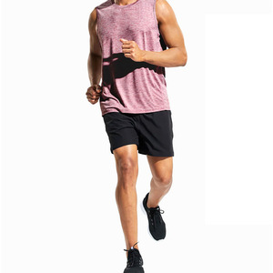 Camiseta sin mangas de algodón para hombre 2025, estilo casual, venta al por mayor, ropa deportiva para correr, hacer ejercicio, con logo personalizado en la espalda, precio económico. - Product Image 3