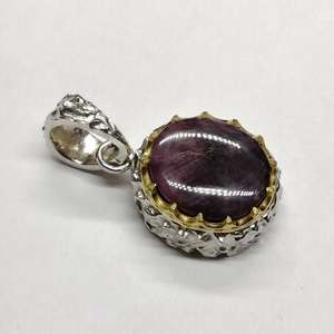 Handmade <b>Ruby</b> Silver Pendant Natural Red Gemstone Jewelry 925 Sterling Silver Elegant Design Gift For Women - Product Image 4