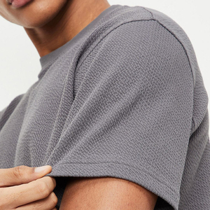 T-shirt Homme Coupe Droite Manches Courtes Tendance Urbaine 100% Coton Séchage Rapide Respirant Haute Qualité Service OEM Vente en Gros - Product Image 6