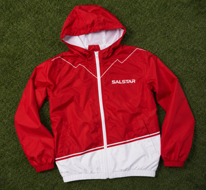 Custom <b>Men</b>’s Windbreaker Red White <b>Jacket</b> Set <b>Lightweight</b> Hooded Running Sportswear Sublimation Training Jogging Tracksuit OEM - Product Image 6