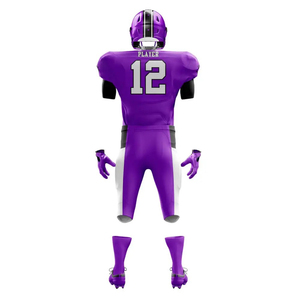 Custom American Football Uniforms <b>Men</b> Youth Sublimated Breathable Quick Dry Stitched Jersey Pants Set Tackle Twill Numbers - Product Image 3