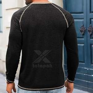 Camiseta de Moda para Hombre, Precio al por Mayor OEM, Manga Corta, Secado Rápido, Tejido de Punto que Absorbe la Humedad, Color Sólido, para Eventos y Clubes - Product Image 5