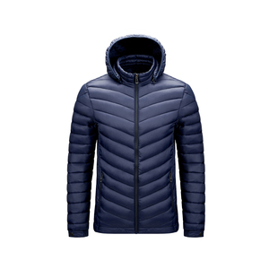 Veste bomber personnalisée avec logo, vente en gros d'usine, vêtements pour hommes grandes tailles, veste chaude en duvet, nouveau design, manteaux d'hiver pour hommes - Product Image 1