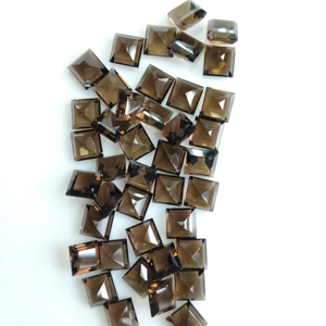 ควอตซ์สโมคกี้ธรรมชาติ 7 มม. ทรงสี่เหลี่ยมเจียระไนแบบสเต็ปคัท คุณภาพดีที่สุด พลอยเม็ดเดี่ยวสำหรับทำเครื่องประดับและสร้อยคอ - Product Image 2