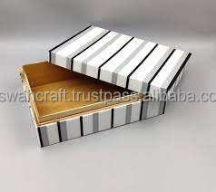 Increíble diseño de madera/incrustaciones joyero indio hecho a mano resina diseño joyero caja de almacenamiento en Color marrón - Product Image 5