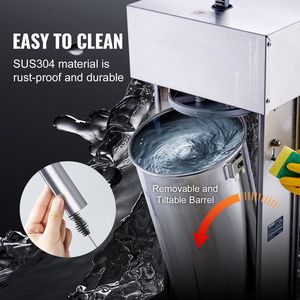 25L elettrico verticale salsiccia di carne Stuffer 304 acciaio inossidabile ad alta efficienza e durata - Product Image 6