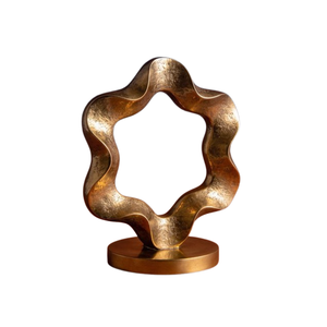 Modern Home Decor Elegant Gold Coral Aluminum Sculpture Aluminum Christmas Decorative Item Classic Style Handmade Table <b>Object</b> - Product Image 1