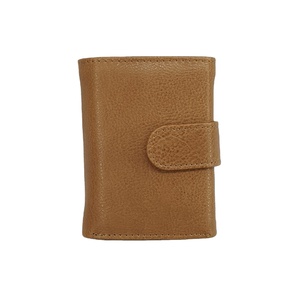 Indian Exporter Genuine Leather Card <b>Holders</b> Metal Men's <b>Wallets</b> Pop-up RFID Coin Zipper Pocket Low Cost Wholesale Gifting Boxes - Product Image 1