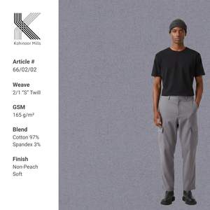 Tissu extensible 100% coton léger sur mesure pour vêtements, tissu premium PAPER TOUCH - Product Image 1