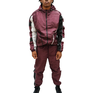 Men <b>Techwear</b> Tracksuit Waterproof Reflective Windbreaker <b>Jacket</b> Pants Custom Logo Wholesale - Product Image 5