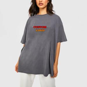 เสื้อยืดผู้หญิงทรงหลวม ผ้าโพลีเอสเตอร์ผสมสแปนเด็กซ์ พิมพ์ลายกราฟิกเต็มตัว แบบ DTG เสื้อผ้ากีฬาลำลองสำหรับฤดูร้อน ชุดลำลองหลากสี หลายขนาด - Product Image 4