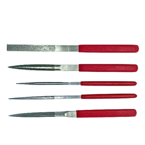 215mm Flat-Tang # Lime diamantée 100 grains pour le travail des métaux, qualité industrielle, double coupe, en carbure pour acier dur, outil de retouillage OEM Taïwan - Product Image 1