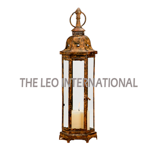 Hand Crafted Eye Catching <b>Candle</b> <b>Lantern</b> With Gold Finished Metal for Home Decor Hotel Living Room Decoration Wholesale Rate - Product Image 4