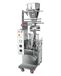 Máquina mecánica de llenado y sellado de envases para polvo de 10 gramos a 100 gramos con capacidad de 2500 bolsas/hora - Product Image 1