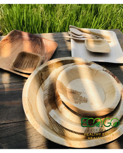(Eco2go Vietnam) Vietnam Factory Direct Palm Leaf <b>Plates</b> - Sustainable Heavy-Duty <b>Disposable</b> Tableware - Product Image 6