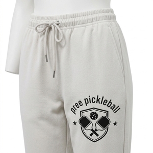 Women's Custom Pickleball Jogger Pants Breathable Moisture-wicking Quick Dry Spandex Nylon Fabric <b>Elastic</b> Drawstring <b>Waist</b> - Product Image 5