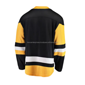 Venta al por mayor sublimada en blanco juvenil hockey Jersey Equipo conjunto OEM hockey jersey de fábrica personalizado hockey sobre hielo jerseys - Product Image 2