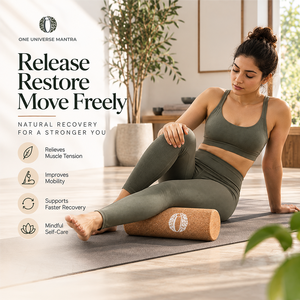 Rouleau de yoga en liège One Universe Mantra - Product Image 4
