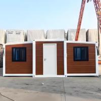 Maison mobile extensible de haute qualité de conception australienne en Uruguay, conteneur de salle de bain, maison à 2 chambres, construction en acier pour hôtels