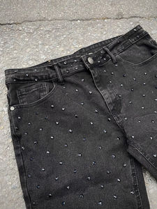 Nuevos Shorts de Mezclilla Rectos de Verano, Estilo Urbano, Lavado Oscuro Personalizado, Jeans Vintage de Moda para Hombre - Product Image 4