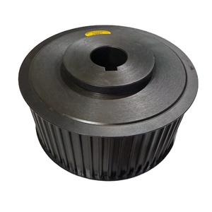 Poulie de distribution OEM 68AT10 à 68 dents la plus vendue avec alésage et rainure pour clavette et moyeu, largeur de courroie personnalisée, séries populaires AT5/AT10/AT20 - Product Image 5