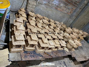 Best Selling Handwoven <b>Rattan</b> Pagoda Home Decor Ornament Natural Wicker Decoration OEM Supplier - Product Image 4