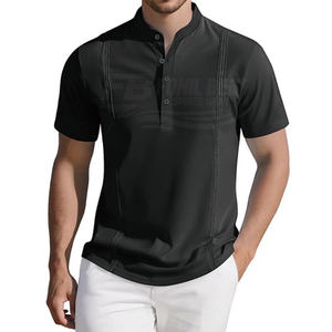 Camiseta de Algodón Casual para Hombre, Corte Regular, Cuello Redondo, Lisa, Manga Corta, Transpirable, Precio de Fábrica, Diseño Personalizado, Servicio OEM - Product Image 4