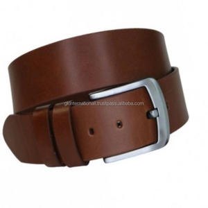 Ceinture décontractée en cuir véritable marron de la plus haute qualité pour hommes et femmes boucle en métal argenté mat élégant toutes les tailles prix de gros - Product Image 6