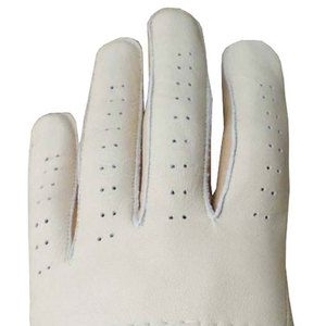 Gants de golf en cuir véritable à doigts entiers, légers, respirants, de haute qualité, avec logo personnalisable, unisexes, vente en gros - Product Image 3