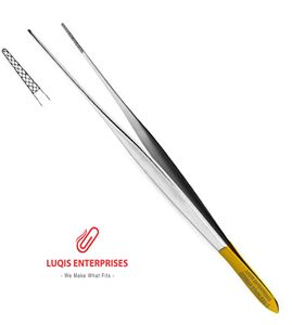 Pinzas Quirúrgicas Delicadas de Carburo de Tungsteno con Dientes Serrados, Instrumento Quirúrgico de Acero Inoxidable, Pinzas Médicas de Precisión - Product Image 4