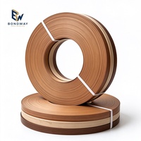 Bande de chant PVC auto-adhésive imperméable à l'eau, motif grain de bois, largeur personnalisable 0,4-3 mm, pour le placage des bords des bancs de laboratoire en contreplaqué