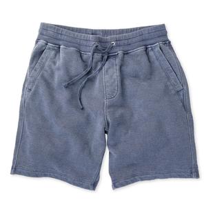 Shorts de survêtement unisexe personnalisés en molleton bouclette à bords bruts, en coton épais, pour la gym, la course et le fitness, style vintage délavé à l'acide pour hommes - Product Image 6