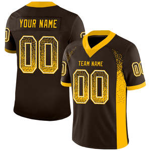 Maillot de football OEM personnalisé par sublimation, style décontracté, 100 % polyester polaire, nom et numéro de l'équipe imprimés - Product Image 2